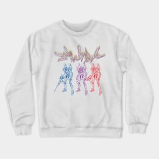 NERV Friends EVA 01 02 00 Crewneck Sweatshirt